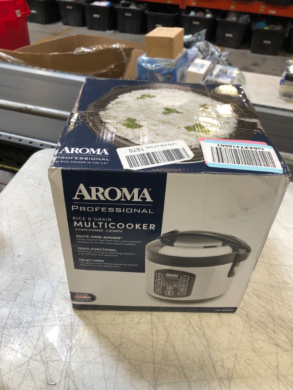 Photo 2 of Aroma Housewares ARC-954SBD Rice Cooker, 4-Cup Uncooked 2.5 Quart, Professional Version