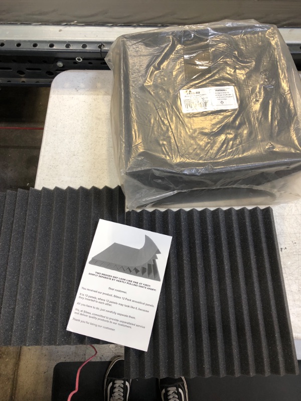 Photo 1 of 12 Pack Acoustic Foam Panels 1" x 12 x 12 