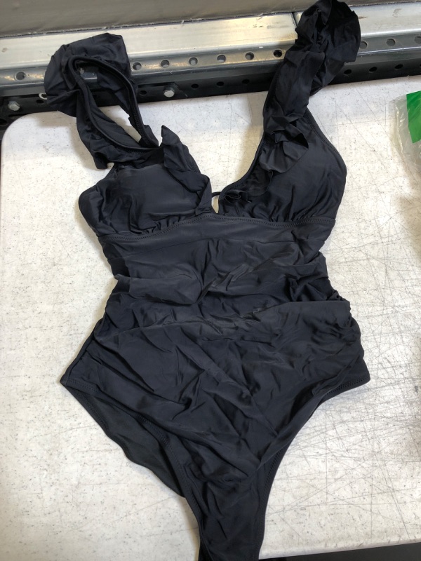 Photo 1 of Black One Piece Swimsuit Large 