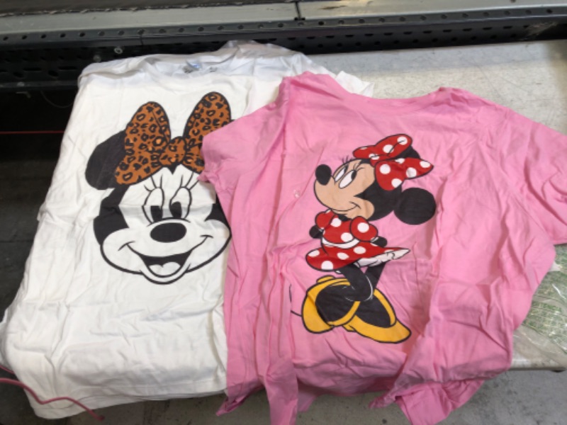 Photo 1 of 2 Pack Minnie Mouse Shirts XXL 