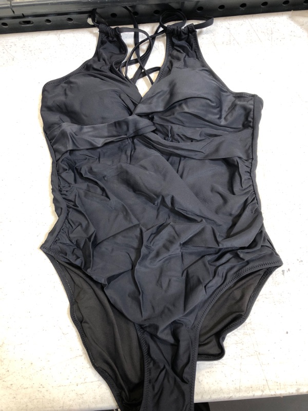 Photo 1 of Black One Piece Swimsuit Large 