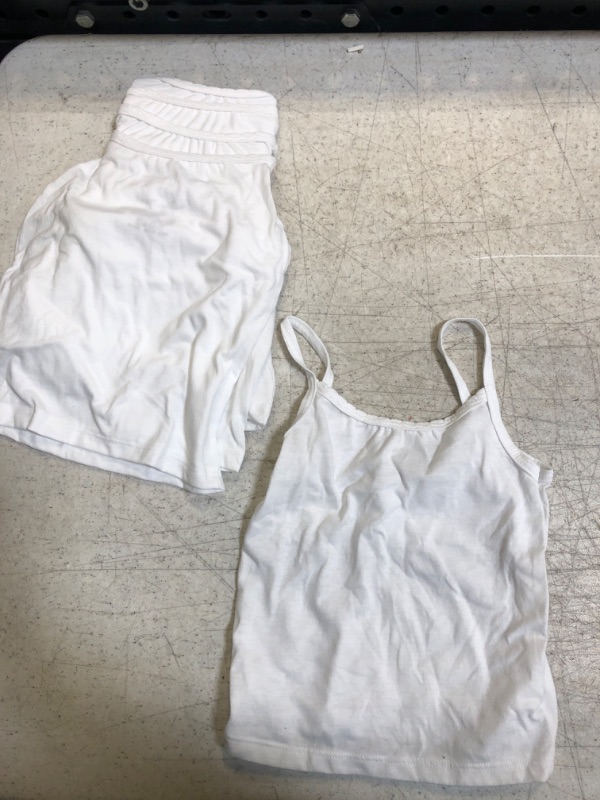 Photo 2 of Hanes Girls' Camisole, 100% Cotton Tagless Cami, Toddler Sizing 2T/3T 5 Pack 
