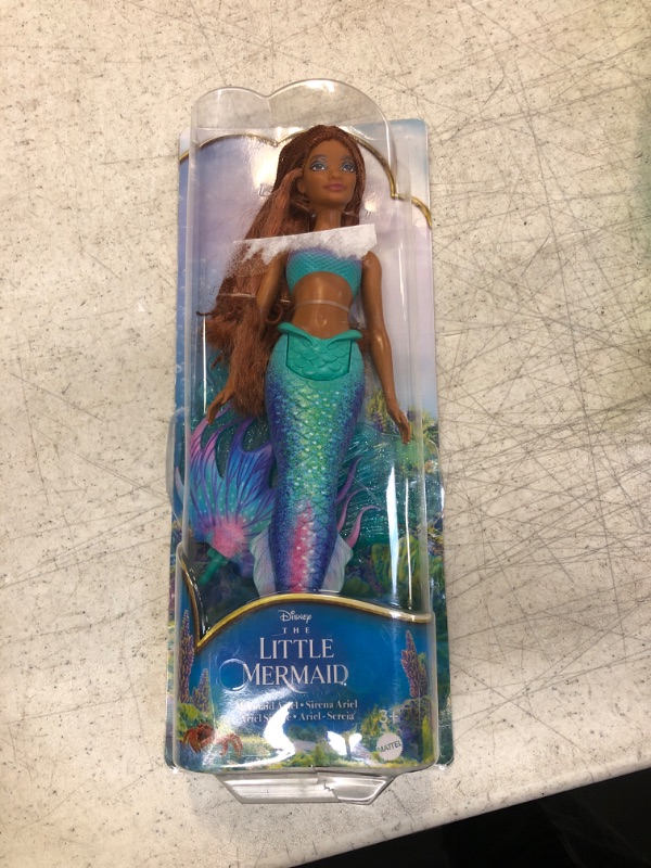 Photo 2 of Disney The Little Mermaid Ariel Doll, Mermaid Fashion Doll with Signature Outfit, Toys Inspired by Disney’s The Little Mermaid