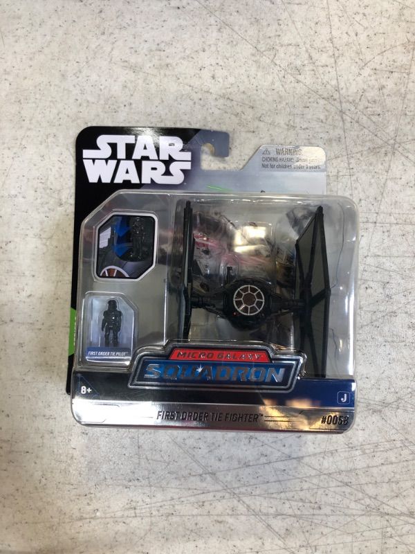 Photo 2 of STAR WARS Micro Galaxy Squadron First Order TIE Fighter Mystery Bundle - 3-Inch Light Armor Class and Scout Class Vehicles with Accessories