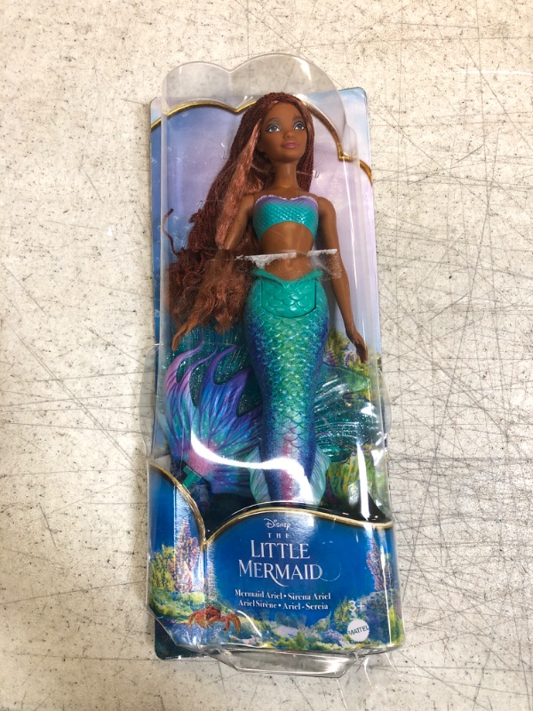 Photo 2 of Disney The Little Mermaid Ariel Doll, Mermaid Fashion Doll with Signature Outfit, Toys Inspired by Disney’s The Little Mermaid