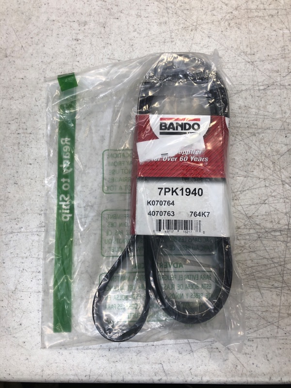 Photo 2 of Bando 7PK1940 OEM Quality Serpentine Belt