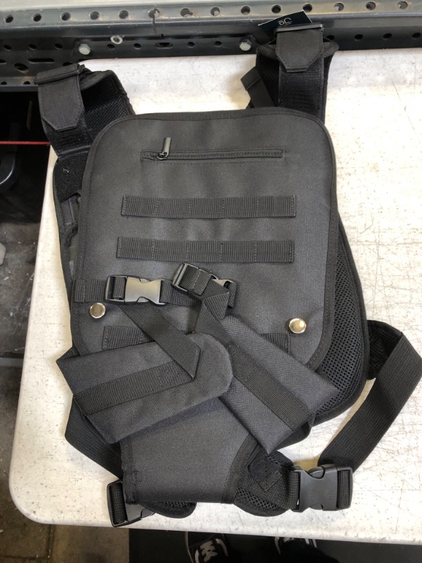 Photo 2 of JumpOff Jo Military-Inspired Baby Carrier for Men - Soft Front Pack for Dads with Tactical MOLLE/PALS Compatibility
