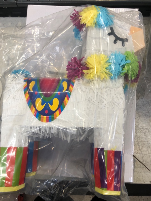 Photo 2 of JOYIN Big Llama Pinata 13"x16" for Fiesta Decorations, Kids Birthday Anniversary Celebration Decorations Gaming Theme Party, Luau Event Photo Props, Mexican Carnivals Festivals