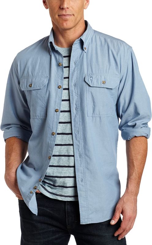 Photo 1 of Carhartt Men's Relaxed Fit Midweight Chambray Long-Sleeve Shirt. SIZE 2XL
