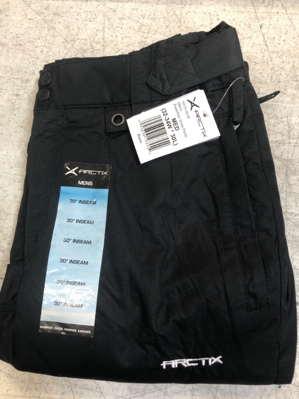 Photo 2 of Arctix mens Essential Snow Pants Black Medium/30" Inseam