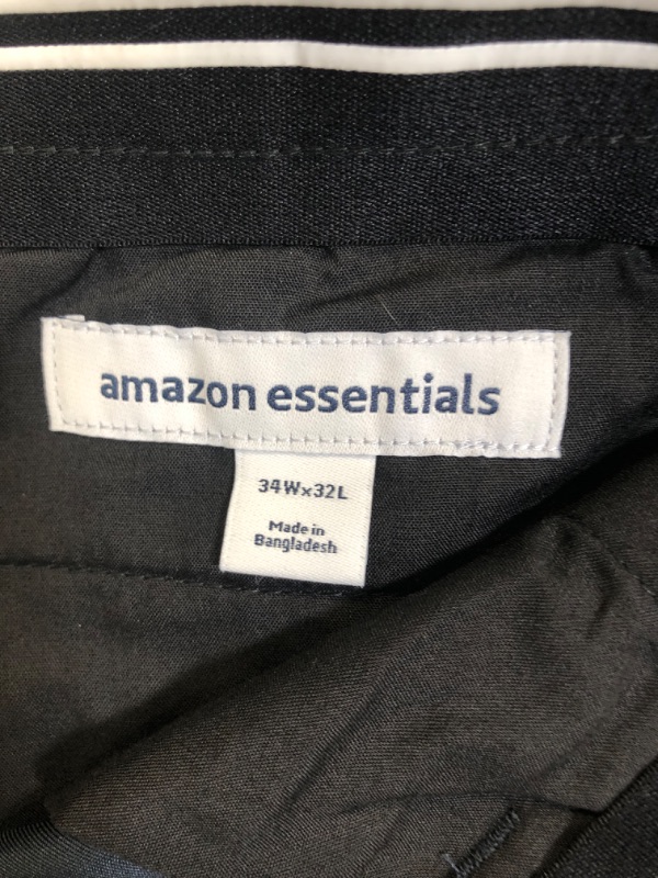 Photo 3 of Amazon Essentials Men's Classic-Fit Stretch Golf Pant  SIZE 34 X 32