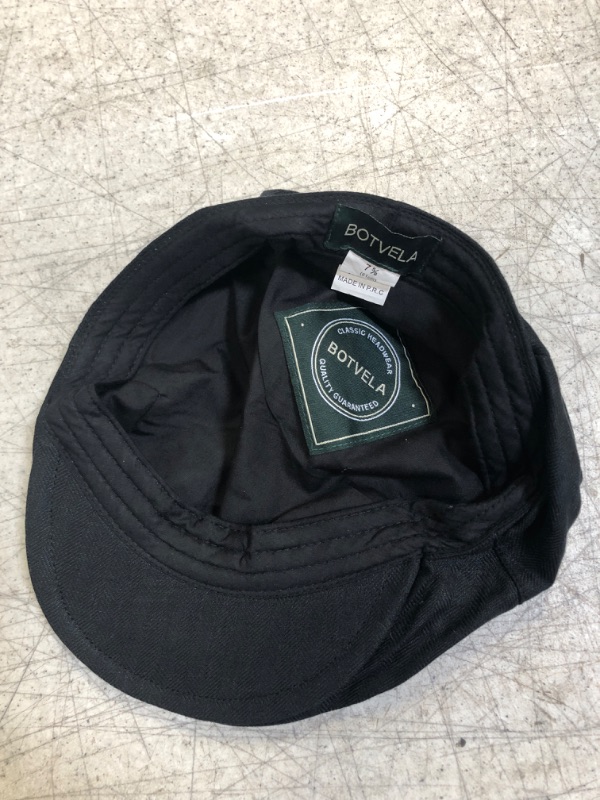 Photo 2 of BOTVELA 100% Linen Breathable Hat Summer Ivy Flat Cap for Men