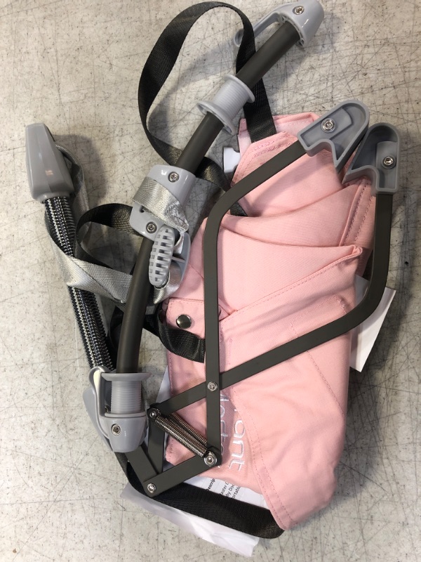 Photo 1 of Infant Master Doorway Jumper, Durable Bumper Jumper w/ Adjustable Height, Funny Baby Doorway Swing Bouncer w/ Seat Bag, Popular Gift for Infant & Toddler, Portable and Free Installation, Pink