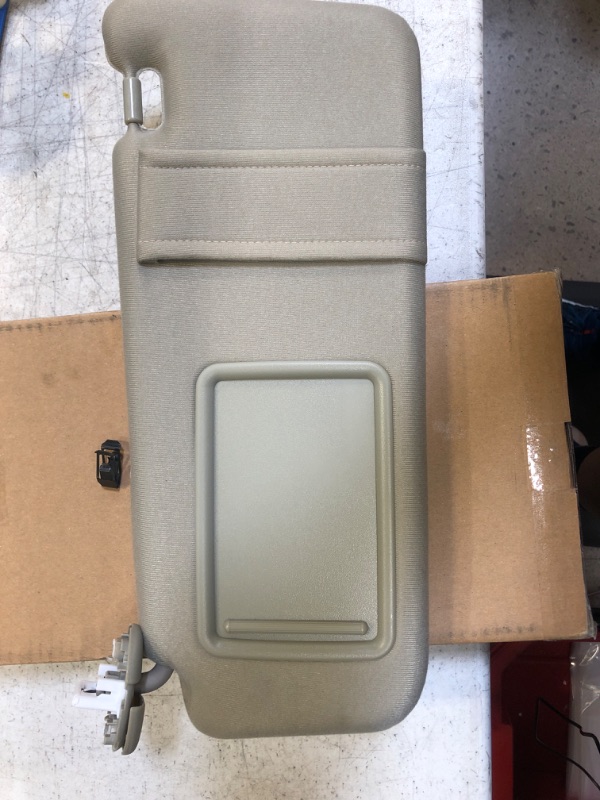 Photo 2 of Ezzy Auto Beige Left Driver Side Sun Visor fit for Camry with Sunroof and Light