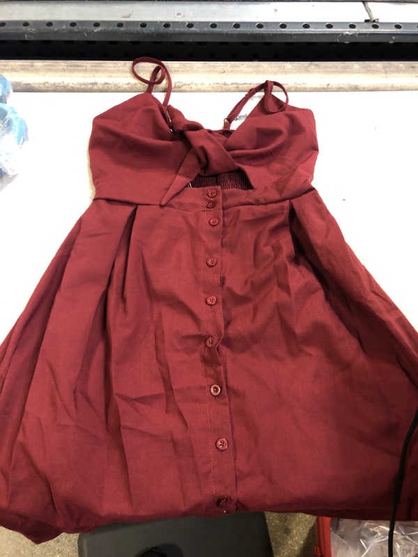 Photo 1 of BURGUNDY DRESS SIZE S