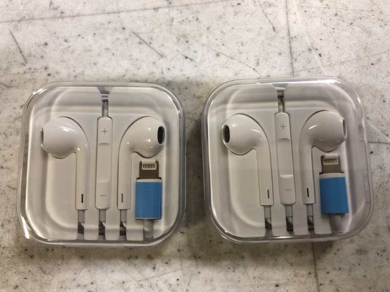 Photo 1 of 2 Pack of Wired Headphones Compatible with iPhone