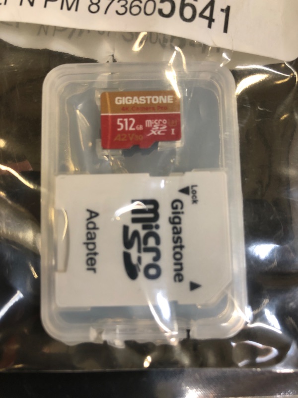 Photo 2 of [5-Yrs Free Data Recovery] Gigastone 512GB Micro SD Card, 4K Camera Pro, A2 V30 for Smartphone, Gopro, Action Cams, 4K UHD Video, For Nintendo-Switch, Up to 100MB/s, UHS-I U3 C10 Class 10 with Adapter 512GB 4K Camera Pro 1-Pack