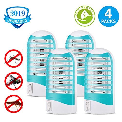 Photo 1 of  Shootingstar Bug Zapper - Electronic Mosquito Trap & Killer Insect Killer Lamp Indoor - Eliminates Mosquitoes Fruit Flies and Flying Gnats (4 Packs):