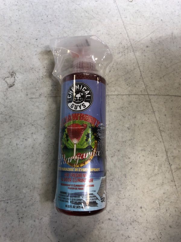 Photo 2 of Chemical Guys AIR_223_16 Strawberry Margarita Premium Air Freshener and Odor Eliminator (16 oz) with Pina Colada Air Freshener and Odor Eliminator, 16 oz Pina Colada + Strawberry Magarita