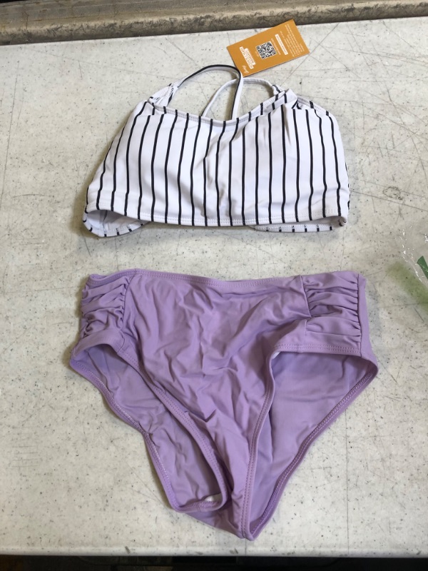 Photo 1 of 2 piece bathing suit size small 