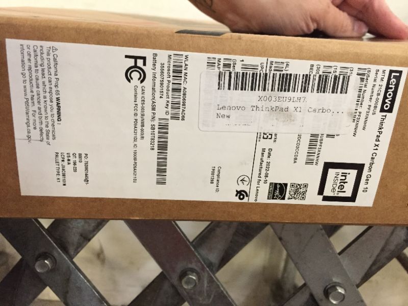 Photo 1 of LENOVO THINKPAD LAPTOP