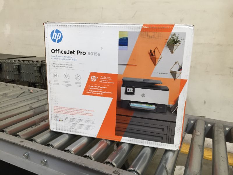 Photo 3 of HP OfficeJet Pro 9015e Wireless Color All-in-One Printer with bonus 6 months Instant ink with HP+ (1G5L3A),Gray