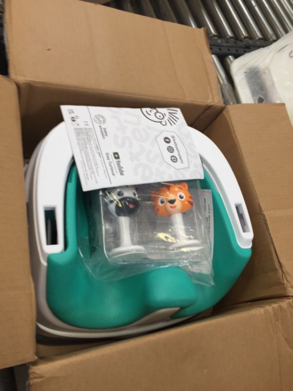 Photo 1 of Baby Einstein Dine & Discover Multi-Use Booster Feeding & Floor Activity Seat with Self-Storing Tray Sea of Support