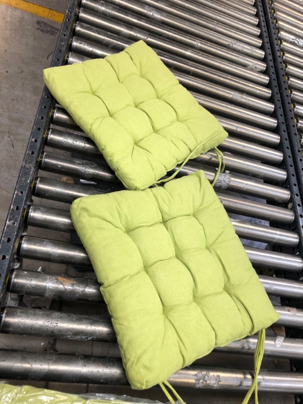 Photo 1 of 16x16inch green seat cushion two pack