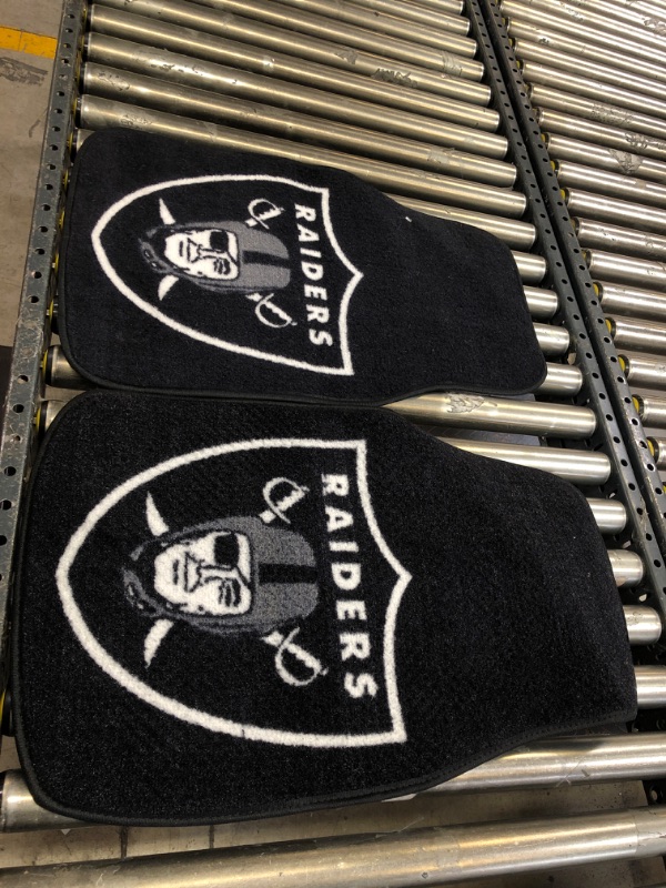 Photo 1 of 2 PACK OF RAIDERS CAR MATS 