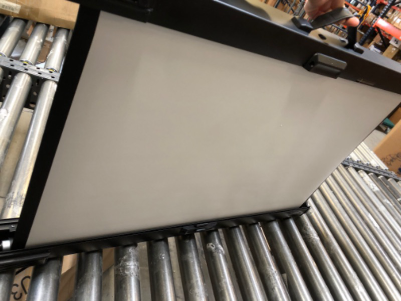 Photo 1 of Portable Projector Screen with Stand, 50 Inch 4:3, Outdoor Projector Screen, Lightweight and Retractable, 1.2 High Gain Wrinkle-Free Video Projection Screens, for Home Cinema, Meeting Presentation.