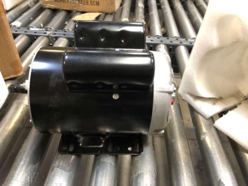 Photo 4 of 5 HP SPL 3450 RPM P56 Frame Air Compressor 60 Hz Electric Motor 208-230 Volts Century Motor Single Phase# B385 5/8" Keyed shaft 5HP SPL