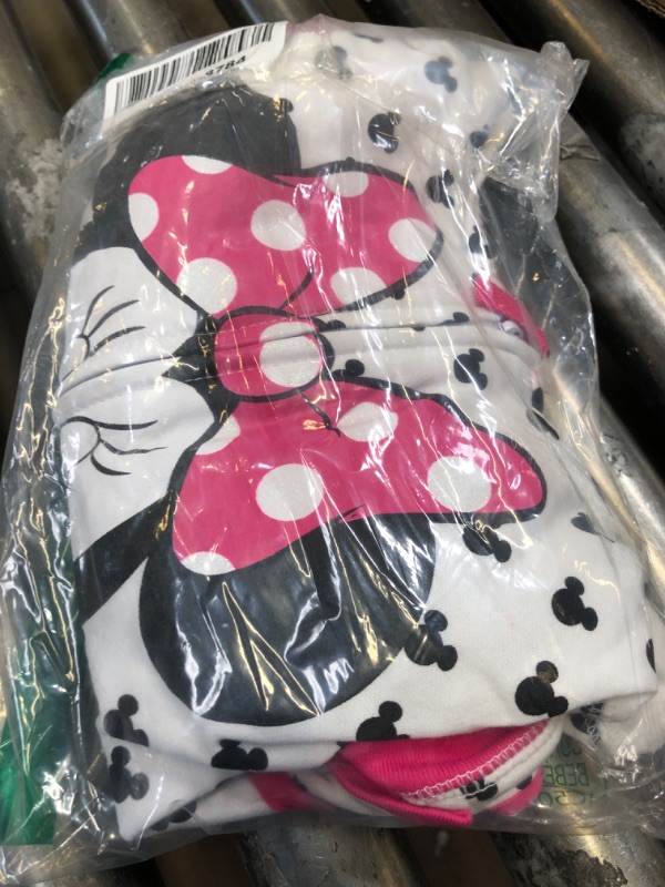 Photo 2 of Disney Girls' Minnie Hoodie with Bow and Ear 5-6 White