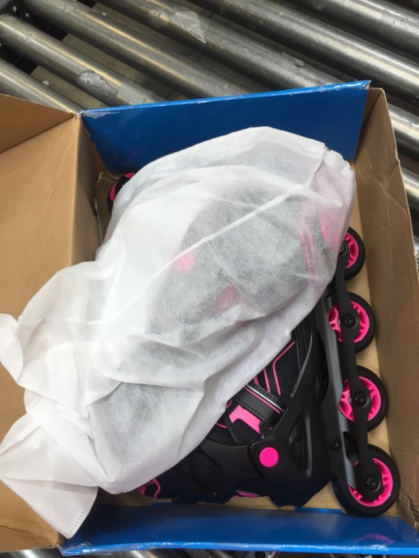 Photo 1 of Inline Skates for Girls and Boys, Roller Blades with Gel Wheels and Adjustable Sizing for Adults and Kids, Roller Blades for Men, Women, Girls, Boys, Lightweight Roller Blade Skates, High Bounce
