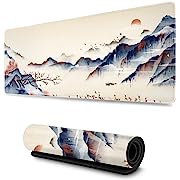 Photo 1 of Extended Gaming Mouse Pad Large Size 31.5x11.8 inches Nonslip Rubber Base Desk Mat Stitched Edges Mousepad, Mountains