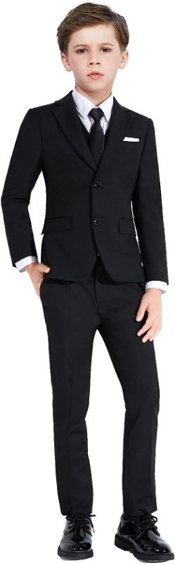 Photo 1 of Almighty Magic Boy's Formal Suits 5 Pieces Slim Fit Suit Set Dresswear Ring Bearer Outfit