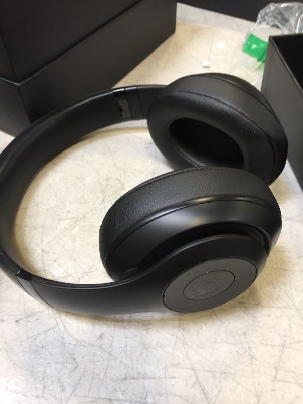 Photo 6 of Beats Studio3 Wireless Noise Cancelling Over-Ear Headphones - Apple W1 Headphone Chip, Class 1 Bluetooth, 22 Hours of Listening Time, Built-in Microphone - Matte Black (Latest Model) Matte Black Studio3