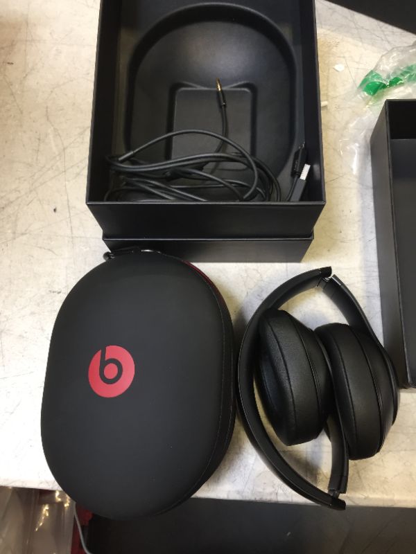 Photo 3 of Beats Studio3 Wireless Noise Cancelling Over-Ear Headphones - Apple W1 Headphone Chip, Class 1 Bluetooth, 22 Hours of Listening Time, Built-in Microphone - Matte Black (Latest Model) Matte Black Studio3