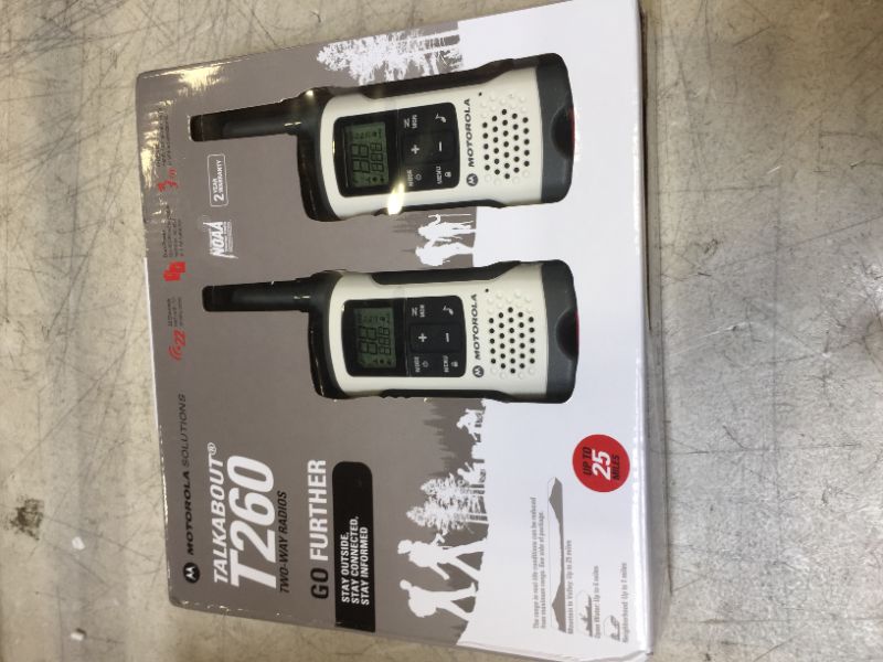 Photo 2 of Motorola Two-Way Radio (White, 2-Pack)