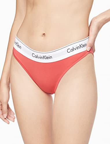 Photo 1 of Calvin Klein Women's Modern Cotton Stretch Bikini Panty, Strawberry, X-Small