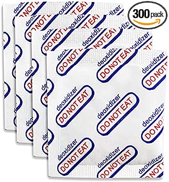 Photo 1 of 2 COUNT WolfGroup(300-Pack)50cc oxygen absorbers for food storage,food grade oxygen absorbers packets for Home Made Jerky and Long Term Food freshness