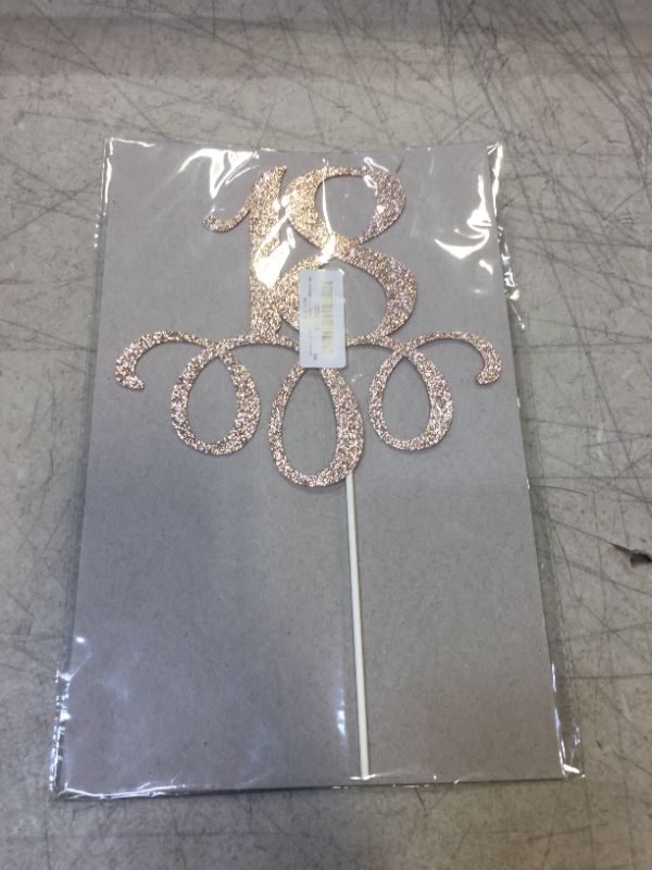 Photo 1 of 18th Birthday Cake Topper 18 Birthday Cake Topper- Rose Gold Glitter, 18th Birthday Decorations, 18th Birthday Decorations for Girls, 18th Birthday Cake Decorations, Happy 18th Birthday Decorations
