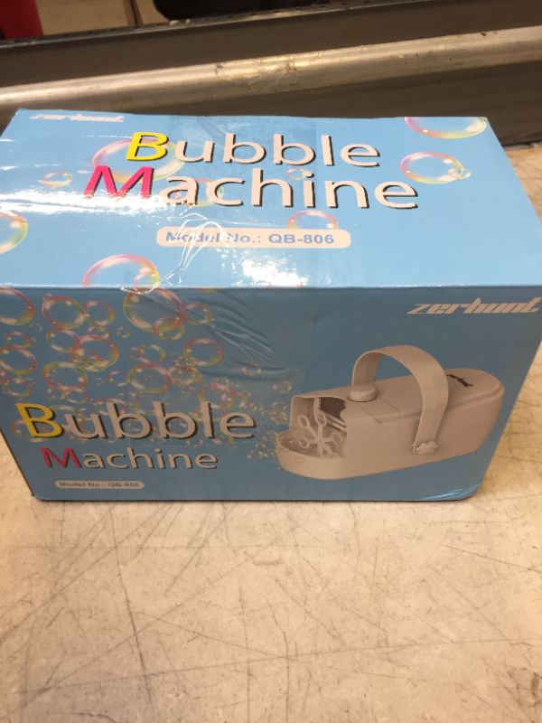 Photo 1 of BUBBLE MACHINE 