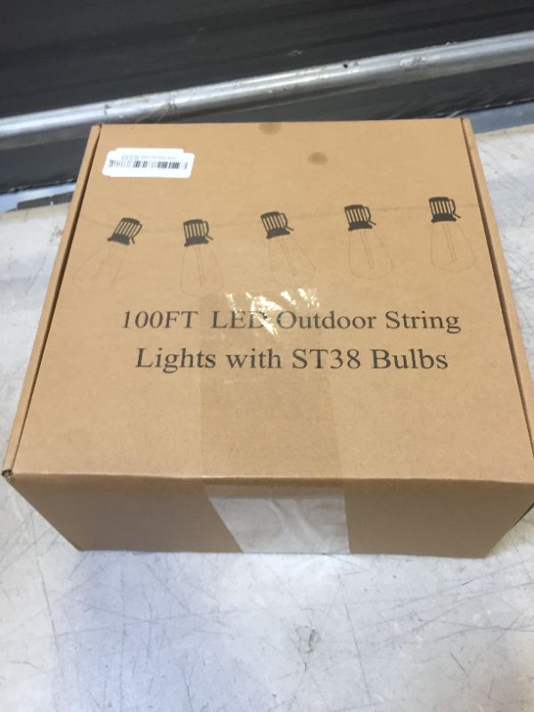 Photo 1 of 100FT LED OUTDOOR STRING LIGHTS 