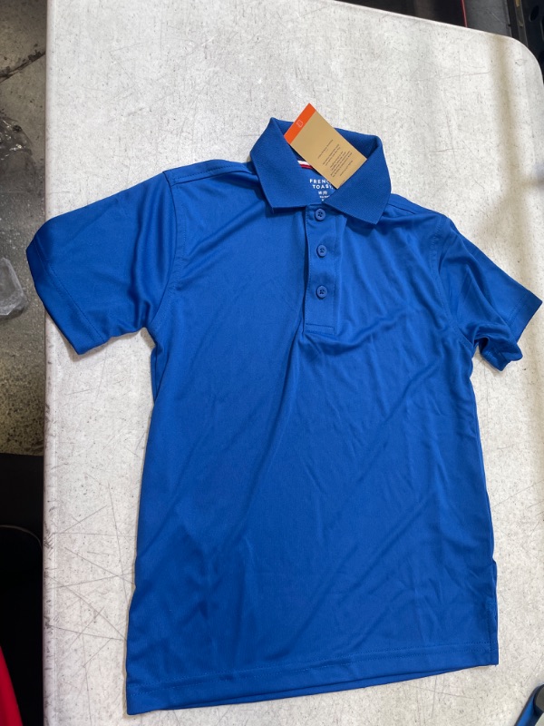 Photo 2 of French Toast Boys' Short Sleeve Pique Polo Uniform Shirt (Standard & Husky)M 8