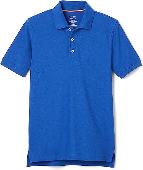 Photo 1 of French Toast Boys' Short Sleeve Pique Polo Uniform Shirt (Standard & Husky)M 8