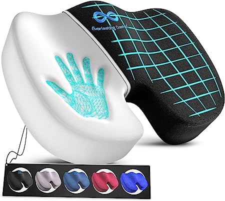 Photo 1 of Everlasting Comfort – The Original Seat Cushion for Desk Chair, Enhances Posture and Support, Non-Slip Bottom, Ideal Tailbone Cushions for Pressure Relief - Premium Gaming, Car, Office Chair Cushion
