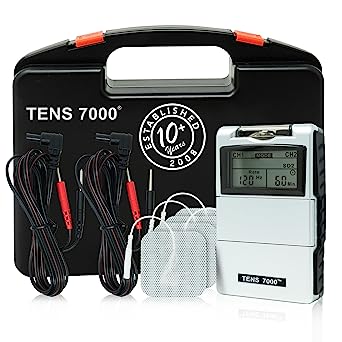 Photo 1 of TENS 7000 Digital TENS Unit with Accessories - TENS Unit Muscle Stimulator for Back Pain Relief, TENS Machine, Neck Pain, Sciatica Pain Relief, Nerve Pain Relief
