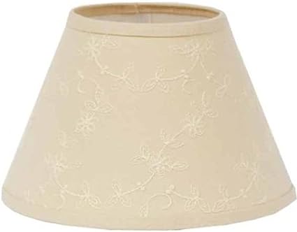 Photo 1 of Candlewicking Cream 6" Bulb Clip Fabric Lamp Shade by Raghu
