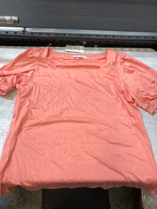 Photo 1 of CORAL PINK BLOUSE SIZE XL