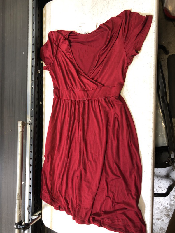 Photo 1 of BURGUNDY DRESS SIZE XL